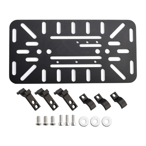 Universal Symmetrical Side Saddlebag Mounting Bracket Kit Black For Motorbike