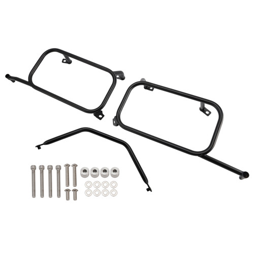 2024-2025 KAWASAKI Eliminator 500 Luggage Rack Side Saddle Bag Mount Bracket Black Generic