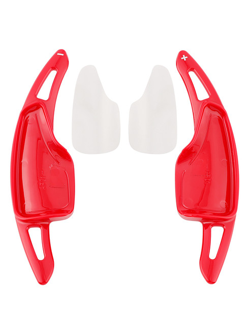 2014-2019 Corvette C7 Steering Wheel Paddle Shifter Extensions Red Generic