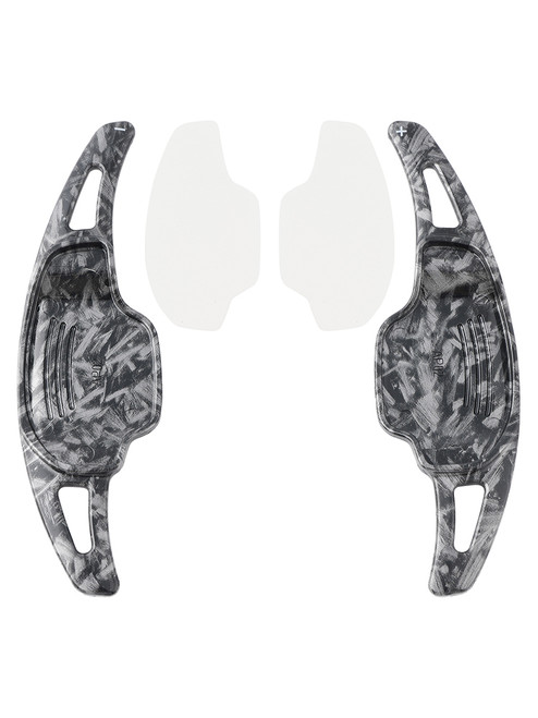 2016-2018 Cadillac XT5 CT6 Steering Wheel Paddle Shifter Extensions Black Forged Pattern Generic