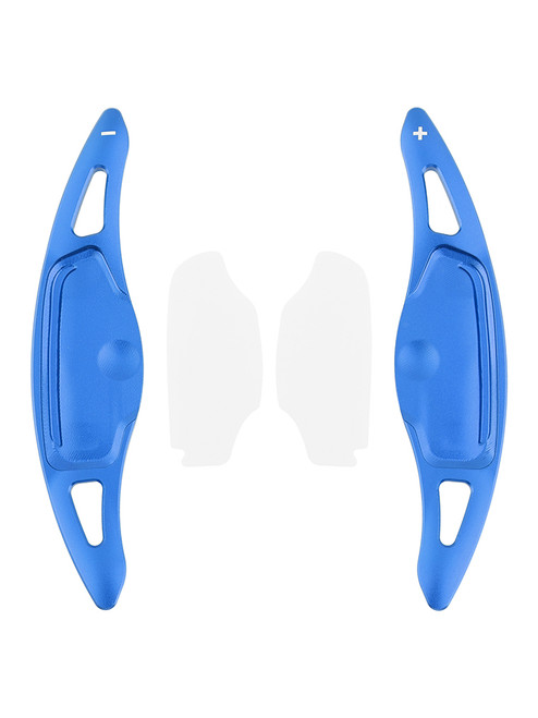 2018-2023 Kia Stinger Steering Wheel Paddle Shifter Extensions Aluminium Blue Generic