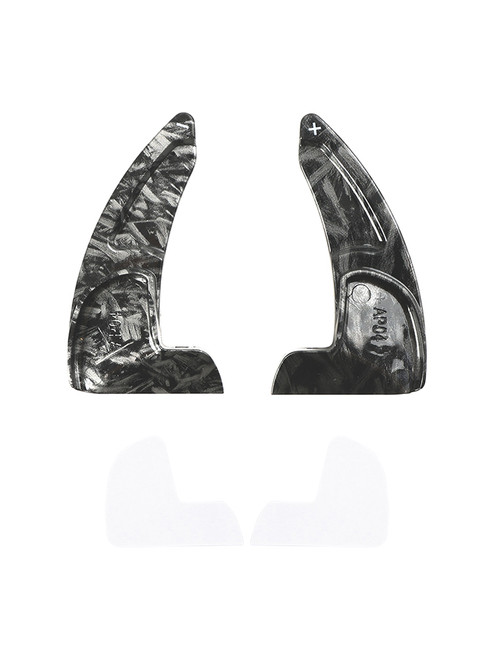 2014-2024 Jeep Grand Cherokee Cherokee Altitude Steering Wheel Paddle Shifter Extensions Black Forged Pattern Generic