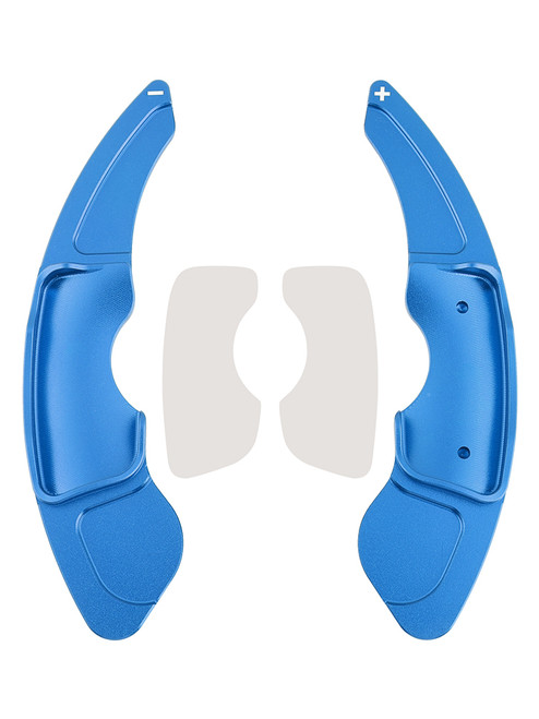 2013-up Lexus IS RC RCF NX Steering Wheel Paddle Shifter Extensions Aluminium Blue Generic