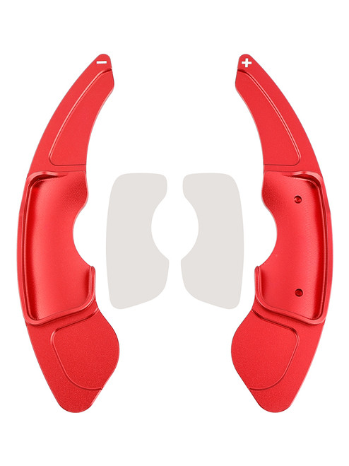 2013-up Lexus IS RC RCF NX Steering Wheel Paddle Shifter Extensions Aluminium Red Generic
