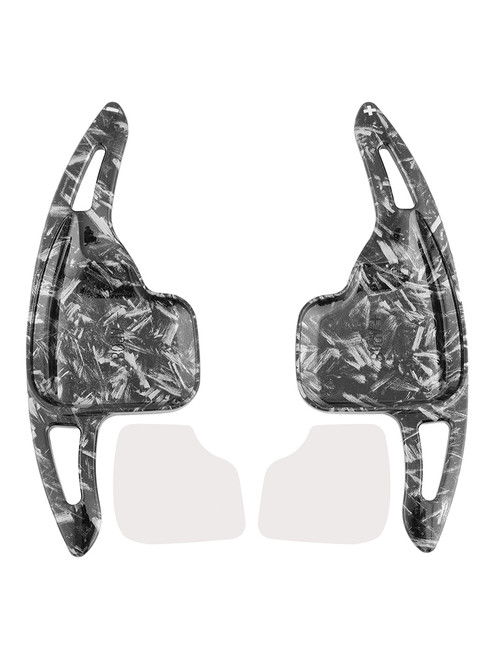 2011-2019 BMW X1-6 Series Steering Wheel Paddle Shifter Extensions Black Forged Pattern Generic