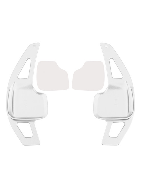2012-2020 BMW 1-7 Series Steering Wheel Paddle Shifter Extensions Aluminium Silver Generic