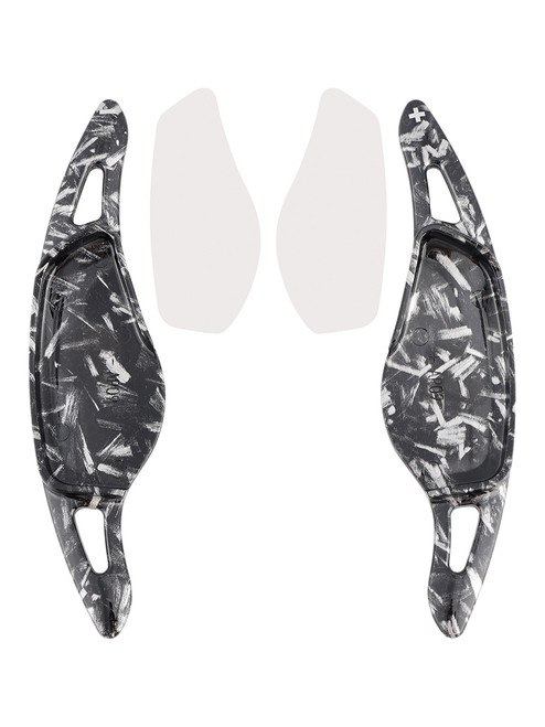 2019-2025 BMW Z4 G29 Steering Wheel Paddle Shifter Extensions Black Forged Pattern Generic