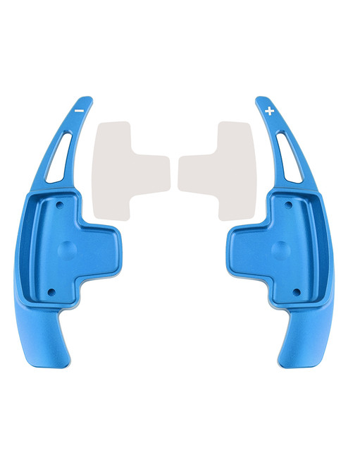2011-2015 Mercedes-Benz CLA CLS ML Class Steering Wheel Paddle Shifter Extensions Aluminium Blue Generic
