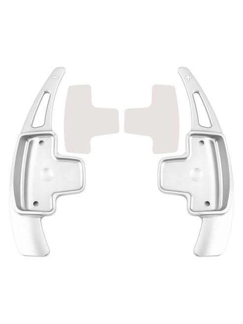 2011-2015 Mercedes-Benz GL GLK SL SLK Class Steering Wheel Paddle Shifter Extensions Aluminium Silver Generic