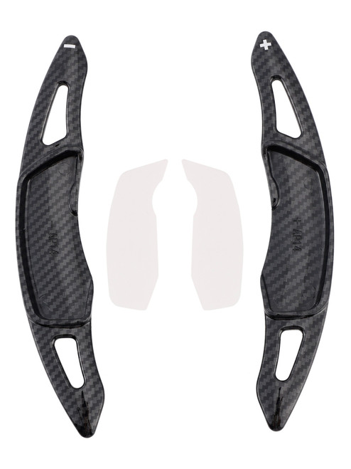 2012-2025 Toyota 86 Steering Wheel Paddle Shifter Extension Carbon Fiber Black Look Generic