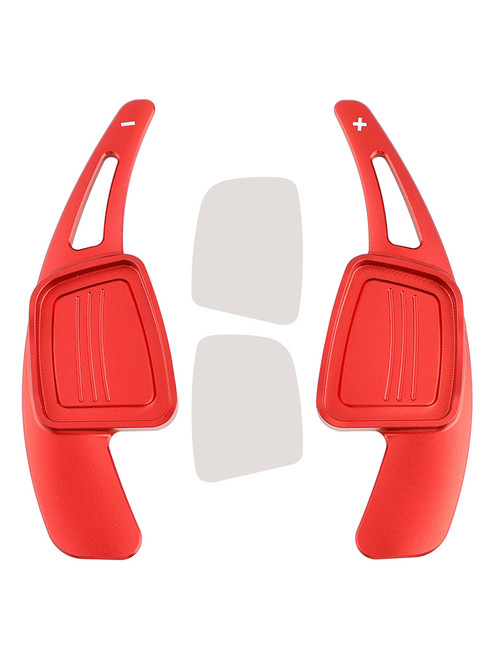 2015-2018 Audi R8 TT/TTS Steering Wheel Paddle Shifter Extension Aluminium Red Generic 2015-2018 Audi R8 TT/TTS Steering Wheel Paddle Shifter Extension Aluminium Red Generic
