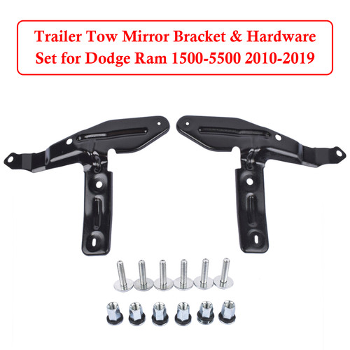 2011-2016 Dodge Ram 4500 Trailer Tow Mirror Bracket & Hardware Set 68078243AA 68078242AA Generic