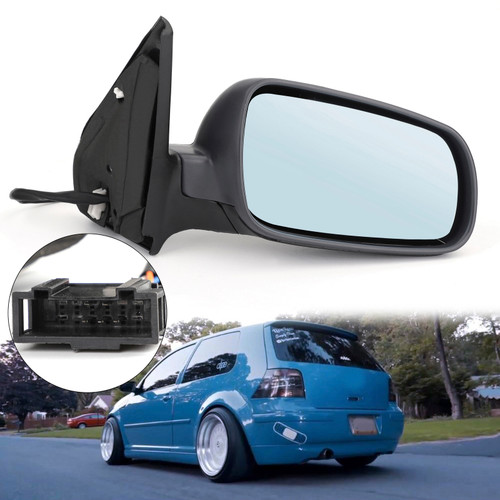 1997-2004 VW Golf MK4 Estate & Hatchback Right Hand Side Door Wing Mirror Heated Electric Primed 1J1857508D Generic