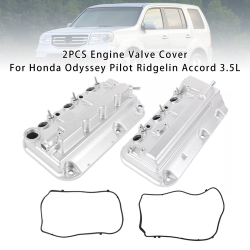 2012-2015 Honda Pilot 3.5L V6 2PCS Engine Valve Cover 12310-R70-A00 Generic 2012-2015 Honda Pilot 3.5L V6 2PCS Engine Valve Cover 12310-R70-A00 Generic