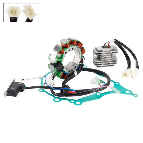 1986 Yamaha XT500 55A Magneto Coil Stator+Voltage Regulator+Gasket Assy 34L-81410-51 Generic