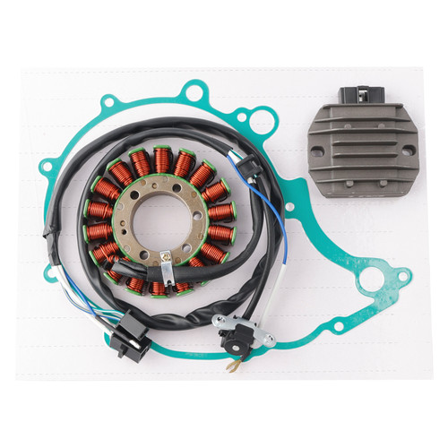 1996 Yamaha SRX 400 Magneto Coil Stator+Voltage Regulator+Gasket Assy 3SX-81410-00 Generic