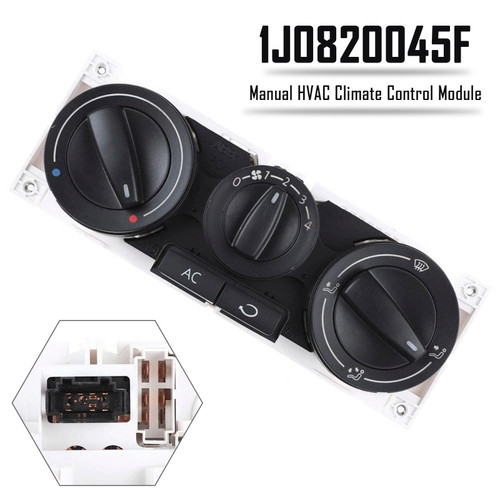 2005 2006 VW Golf Manual HVAC Climate Control Module 1J0820045F Generic