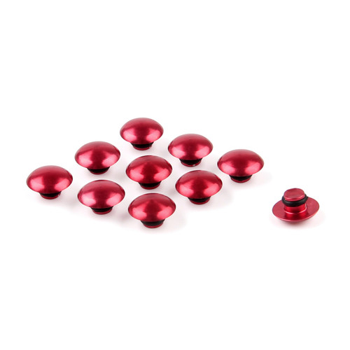 Hex Socket Bolt Screw Nut Head Cover Cap M6 6MM Universal, Red