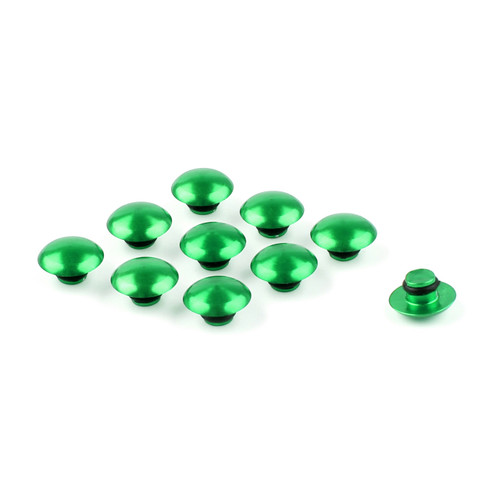 Hex Socket Bolt Screw Nut Head Cover Cap M8 8MM Universal, Green