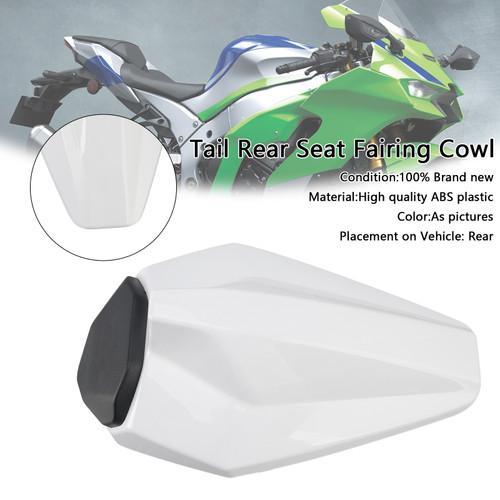 2016-2025 Kawasaki Ninja ZX-10R Tail Rear Seat Fairing Cowl White Generic