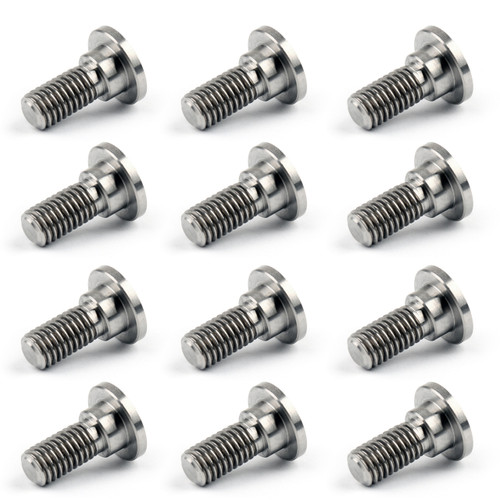 12PCs M8 x 20mm Disc Brake Rotor Bolts For Sportclassic GT1000, GT1000 Touring, Sport 1000S, Moster 696, Titanium