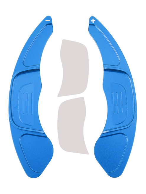 2019-2024 Volkswagen Touareg Steering Wheel Paddle Shifter Extension Aluminium Blue Generic