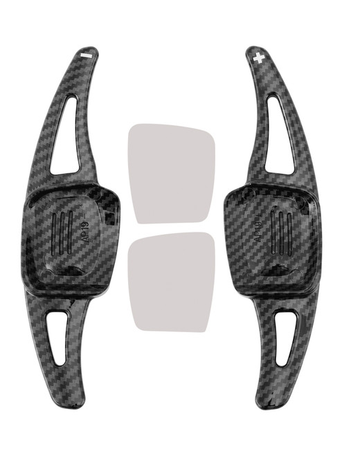 2015-2021 Volkswagen Collar Steering Wheel Paddle Shifter Extension Carbon Fiber Black Look Generic