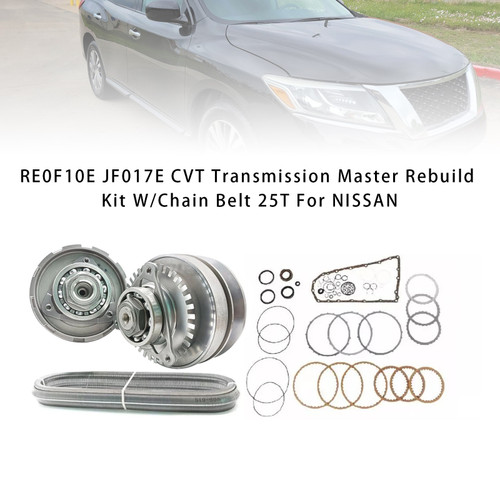 2014-2017 Rouge 2.5l CVT Transmission Master Rebuild Kit W/Chain Belt 25T RE0F10E JF017E Generic