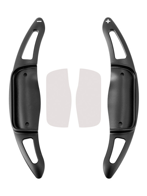 2023 Toyota RAV4 PHEV Carbon Look Steering Wheel Paddle Shifter Extension Aluminium Black Generic