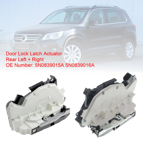 2011-2015 Skoda Fabia Door Lock Latch Actuator Rear Left+Right  5N0839015A 5N0839016A Generic