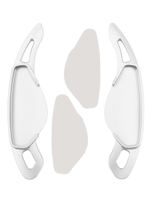 2010-2022 Range Rover Steering Wheel Paddle Shifter Extension Aluminium Silver Generic