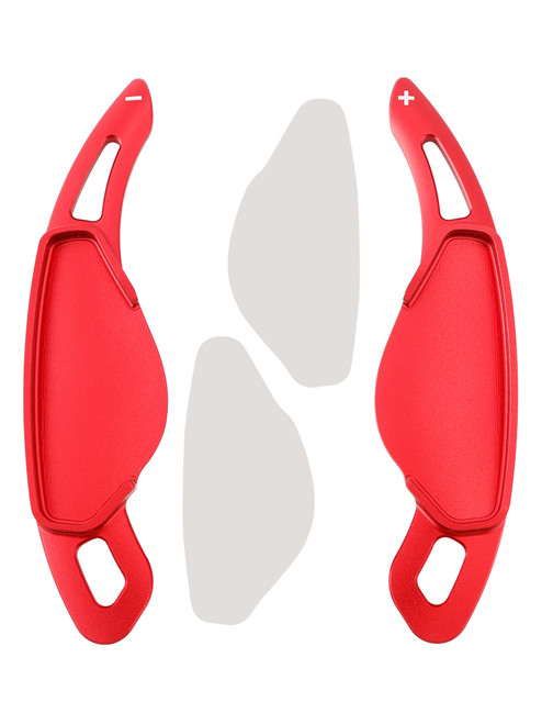 2010-2022 Range Rover Steering Wheel Paddle Shifter Extension Aluminium Red Generic