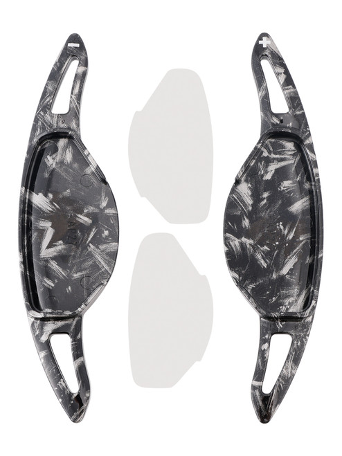 2018-2024 Infiniti QX50 Steering Wheel Paddle Shifter Extension Black Forged Pattern Generic