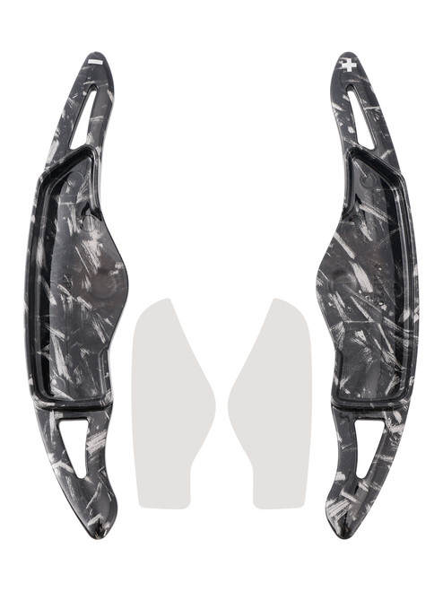 2015-2023 Genesis G70 Steering Wheel Paddle Shifter Extension Black Forged Pattern Generic