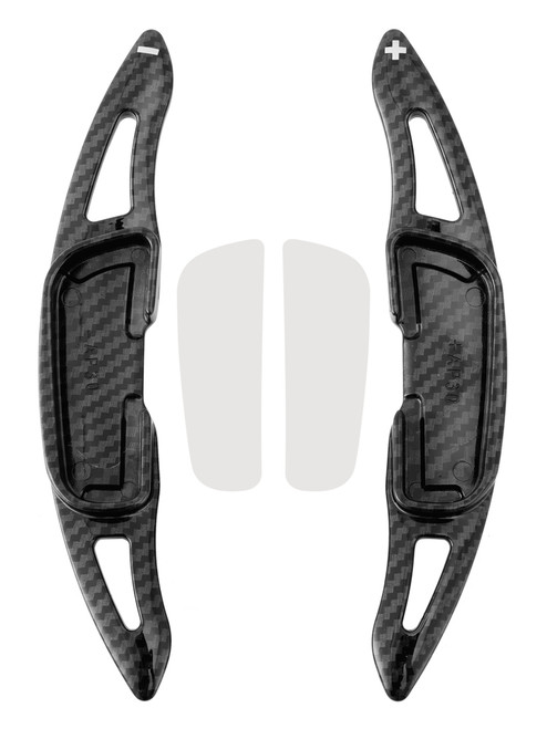 2014-2020 Mazda Atenza Steering Wheel Paddle Shifter Extension Carbon Fiber Black Look Generic