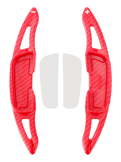 2016-2018 Mazda MX-5 Steering Wheel Paddle Shifter Extension Carbon Fiber Red Look Generic