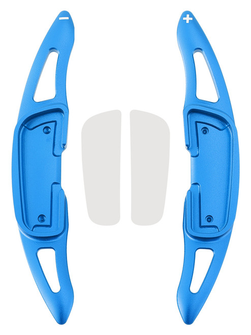 2014-2020 Mazda Atenza Steering Wheel Paddle Shifter Extension Aluminium Blue Generic