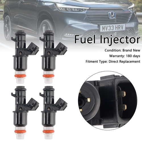 2016-2022 Honda HR-V 4*Fuel Injector 16450RWK003 Generic
