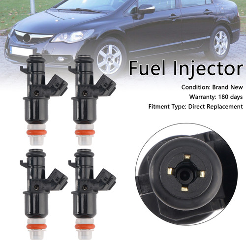 2006-2014 HONDA CIVIC 1.8L 1799CC I4 4*Fuel Injector 16450PWCJ01 Generic