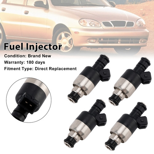 1995-1997 Daewoo Nexia 1.5L 4*Fuel Injector 17103677 Generic