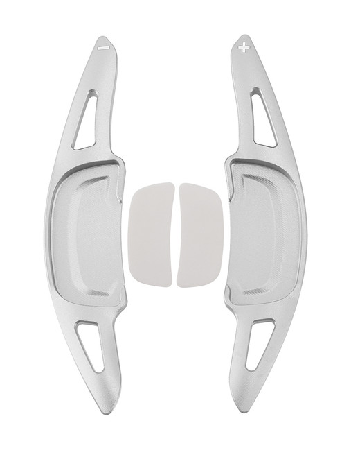 2024-2025 Mazda CX-90 Carbon Look Steering Wheel Paddle Shifter Extension Aluminium Silver Generic