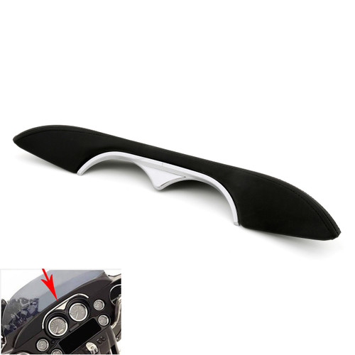 Front Inner Accent Fairing Buffer Cushion Pad Dress Up For Harley Ultra Classic, Black