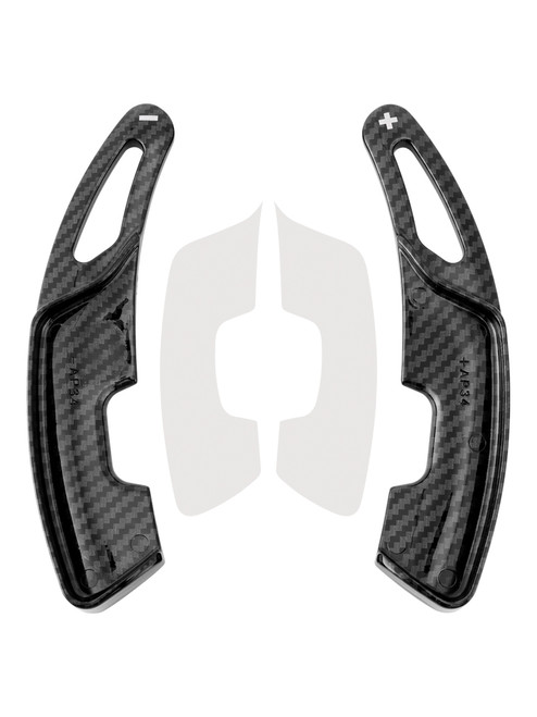 2019-2022 Lexus UX Steering Wheel Paddle Shifter Extension Carbon Fiber Black Look Generic