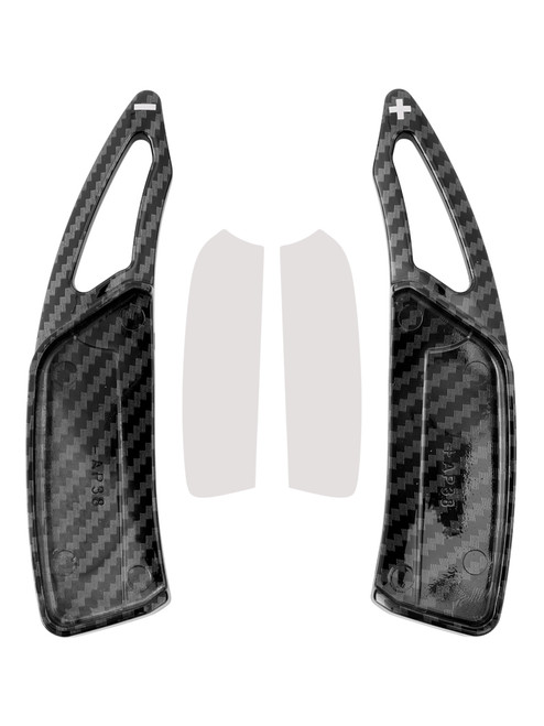 2019-2023 Peugeot 508L Steering Wheel Paddle Shifter Extension Carbon Fiber Black Look Generic
