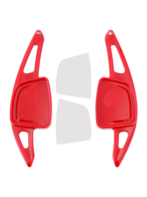 2020-2024 Audi S4 S6 S7 S8 Steering Wheel Paddle Shifter Extension Red Generic