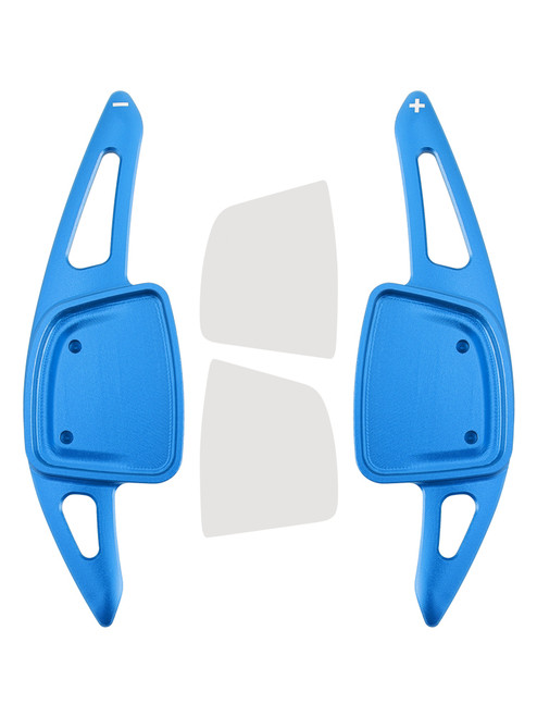 2023-2024 Audi Q6 Steering Wheel Paddle Shifter Extension Aluminium Blue Generic