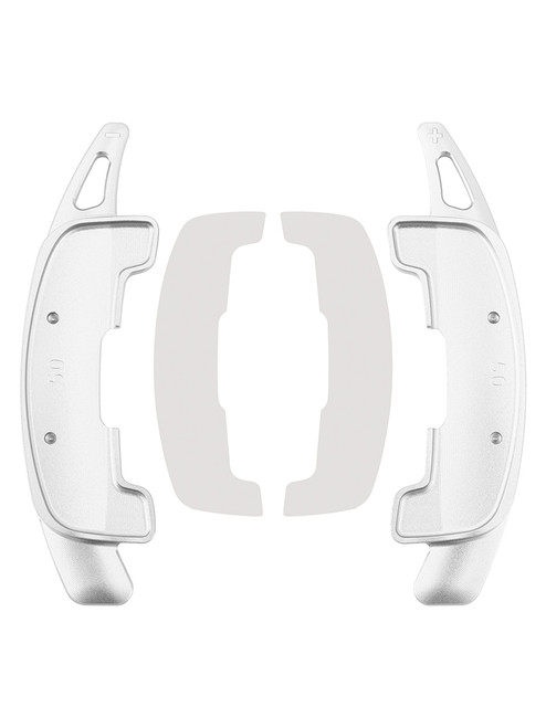 2021-2024 Range Rover Velar Steering Wheel Paddle Shifter Extension Aluminium Silver Generic