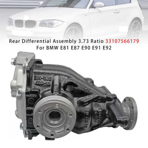 2004-2013 BMW E90 E91 E92 E93 3-Series Rear Differential Assembly 3.73 Ratio 33107566179 Generic