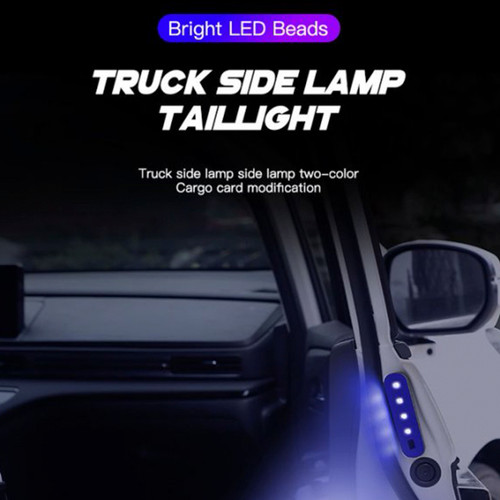 4Pcs Car Door Decoration Safety Light Warning Flashing Automatic Sensing Light