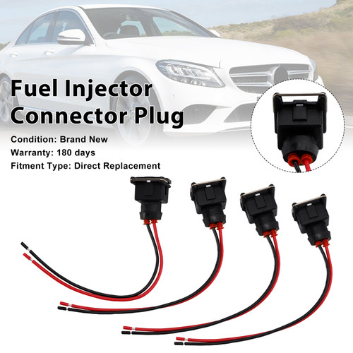 4-EV1 Fuel Injector Connector Plug Clip Pigtail Quick Disconnect Fit Daewoo